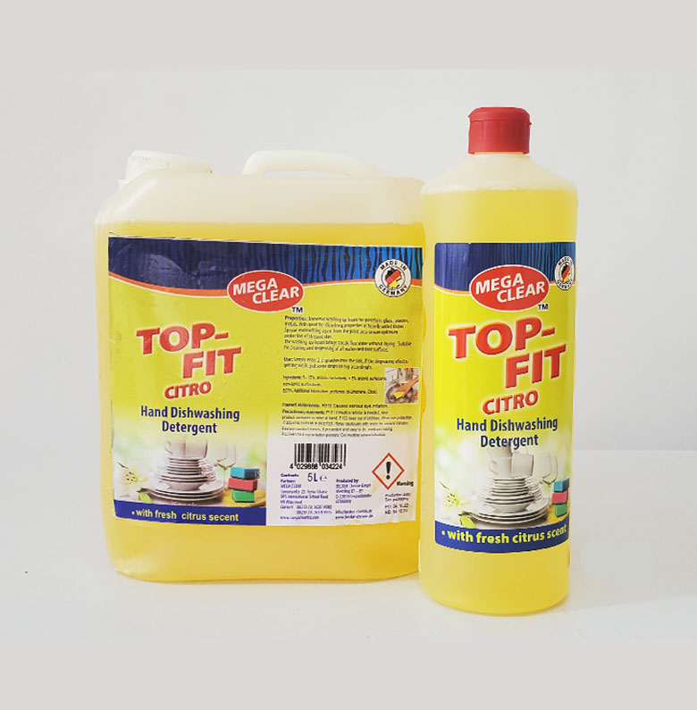 Top-Fit Hand Dishwashing Detergent with fresh scent - Ultra Strong
